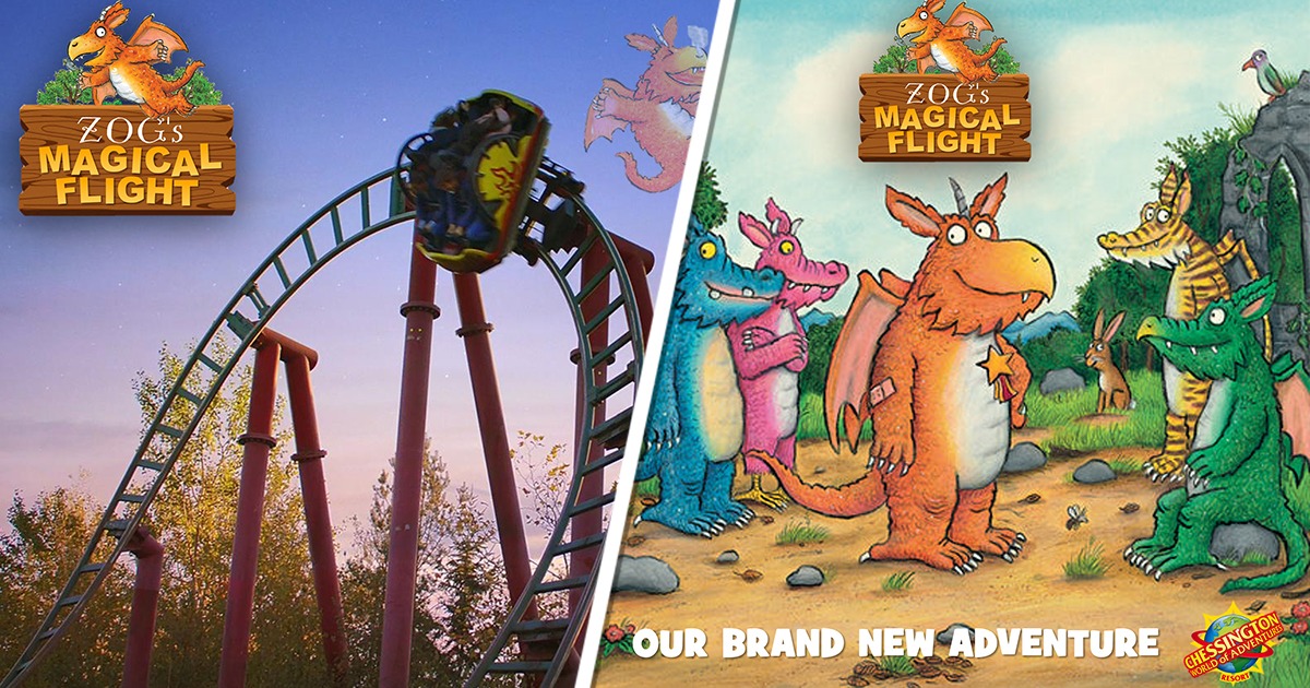 Zog Flies Into Chessington